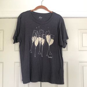 J. Crew ‘Bubbly’ Tee, Sz L